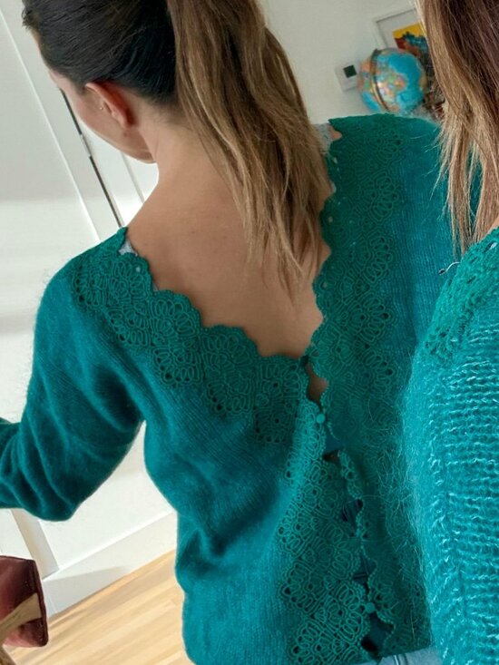 Sezane Sweaters - Sezane Astride Jumper - green